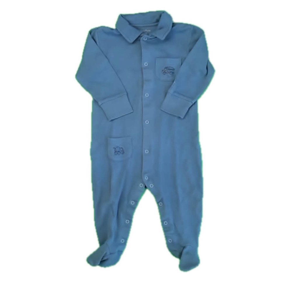 Baby Cottons Boys Blue Long Sleeve Outfit size: 9 Months